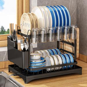 Kitchen Home Multi-Functional Bowl Plate And Utensil Storage Cabinet