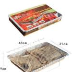 Portable disposable charcoal rack