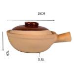 Earthen Casserole Claypot Rice Handmade Old-fashioned Crock Pot Household Soup Pot Soup Pottery