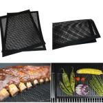 BBQ Non-stick Teflon Mesh Grill Heat Resistance Improve Thermal Conductivity Mats Use In Gas, Charcoal Electric Barbecue
