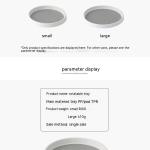 Kitchen Rotary Tray Seasoning Utensils Storage Rack Desktop Tray