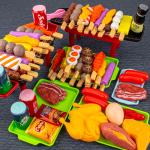 Simulation Food BBQ Grill Skewer Barbecue Set Kitchen Toys
