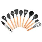 kitchen utensils silicone cooking spoon shovel cookware set
