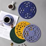 Classic Insulated Hollowed-out Silicone Casserole High-temperature Resistant Food Bowl Plate Mat