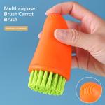 Radish-shaped Cleaning Brush Kitchen Utensil Stovetop Cleaning Brush